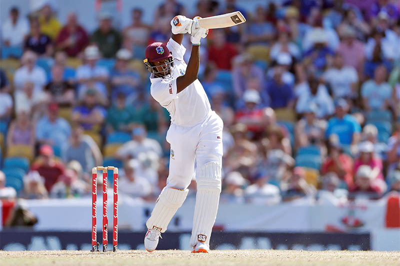 West Indies' Jason Holder in action. Photo: Reuters