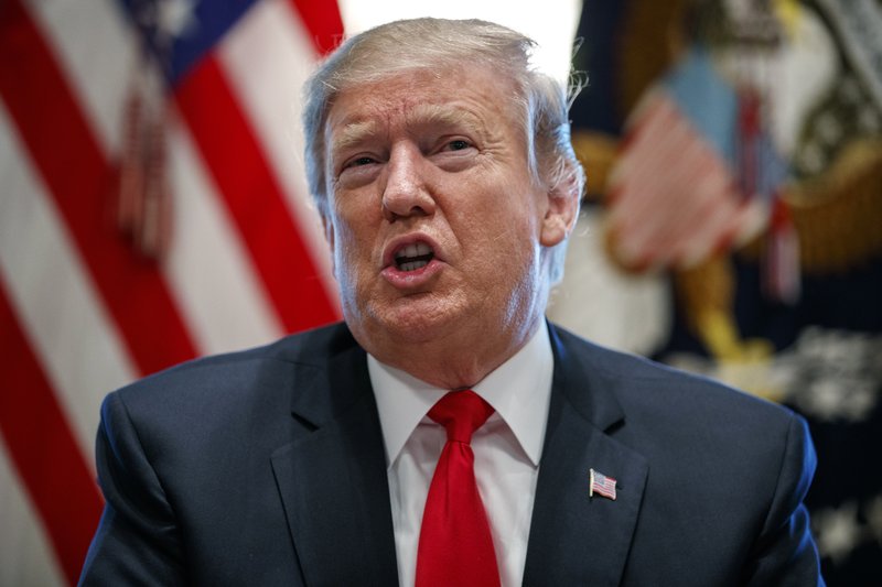 Donald TrumpnPresident Donald Trump speaks during an event on human trafficking in the Cabinet Room of the White House, Friday, Feb. 1, 2019, in Washington. Photo: AP