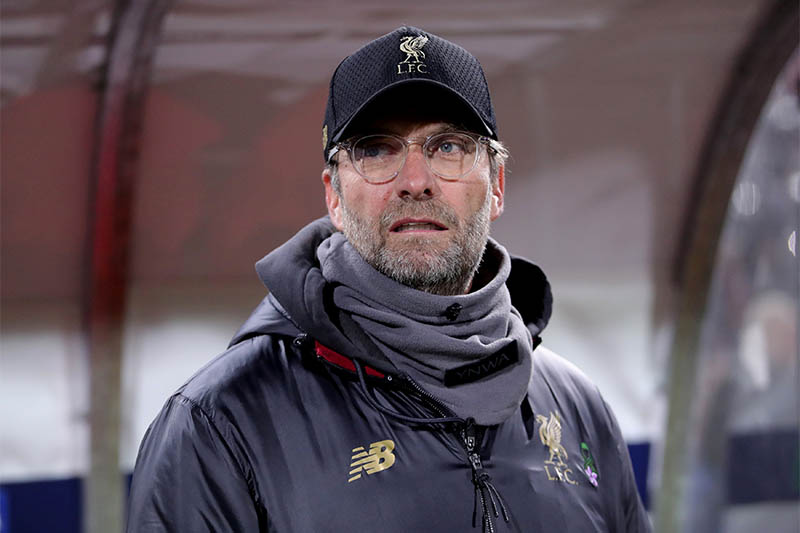 FILE PHOTO: Liverpool manager Juergen Klopp. Photo: Reuters