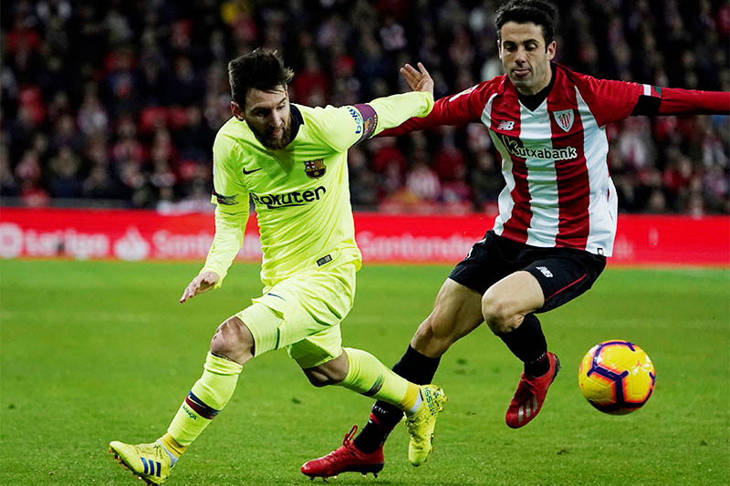 Barcelona's Lionel Messi in action. Photo: Reuters
