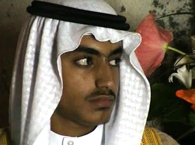 FILE: In this image from video released by the CIA on November 1, 2017, Hamza bin Laden is shown at his wedding. Photo: CIA via AP/ File