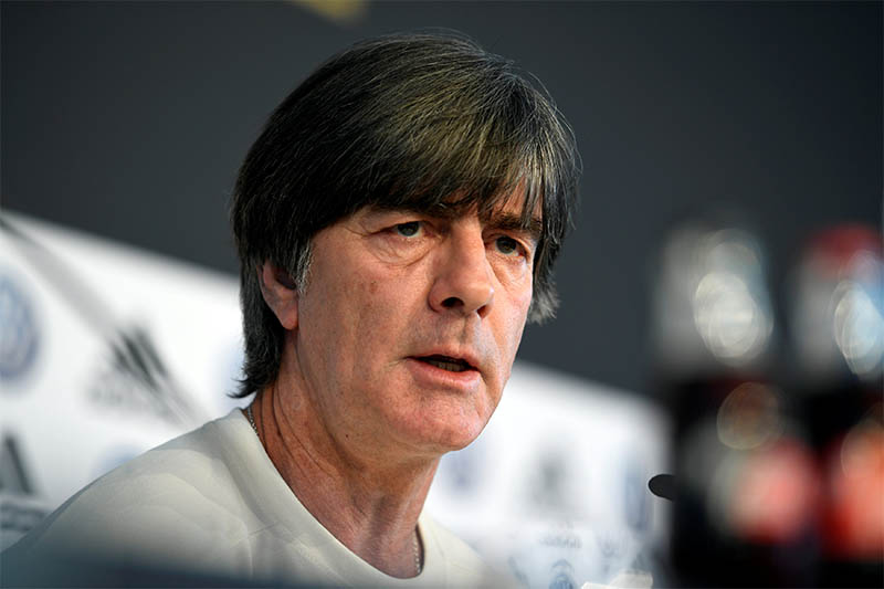 Germany coach Joachim Loew during a press conference. Photo: Reuters