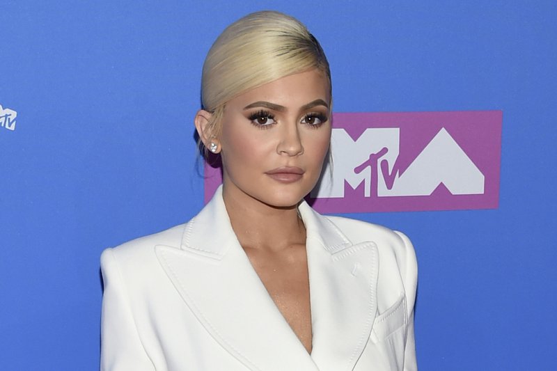 FILE - In this Monday, Aug. 20, 2018 file photo, Kylie Jenner arrives at the MTV Video Music Awards at Radio City Music Hall in New York. At 21, Jenner has been named the youngest-ever, self-made billionaire by Forbes magazine in March 2019. Photo: AP