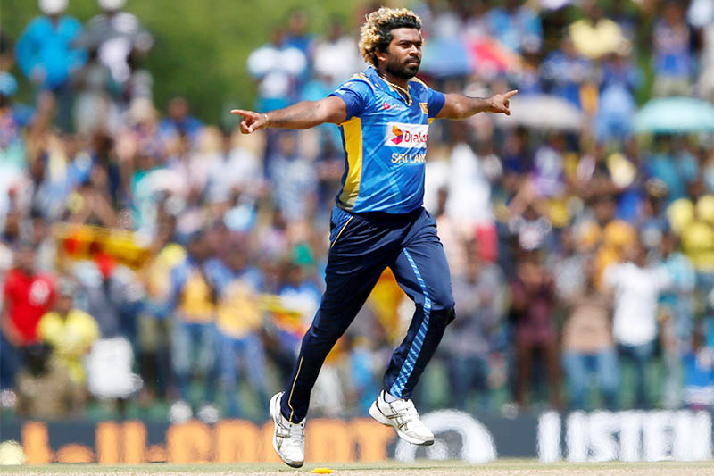 FILE: Sri Lanka's Lasith Malinga celebrates after taking a wicket. Photo: Reuters