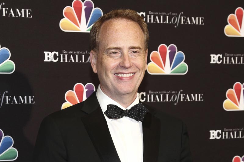 FILE:  In this October 16, 2017 file photo, Robert Greenblatt poses in the press room at the Broadcasting &amp; Cable Hall of Fame Awards 27th Anniversary Gala in New York. Photo: AP