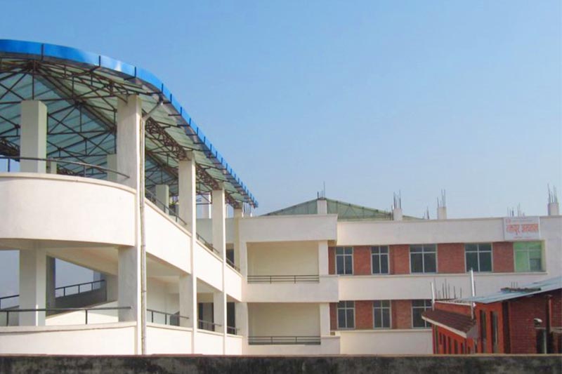 This undated image shows the building of Shahid Dharmabhakta National Transplant Center (SDNTC) also known as Human Organ Transplant Center (HOTC), at Dudhpati-17 in Bhaktapur. Photo: SDBNTC