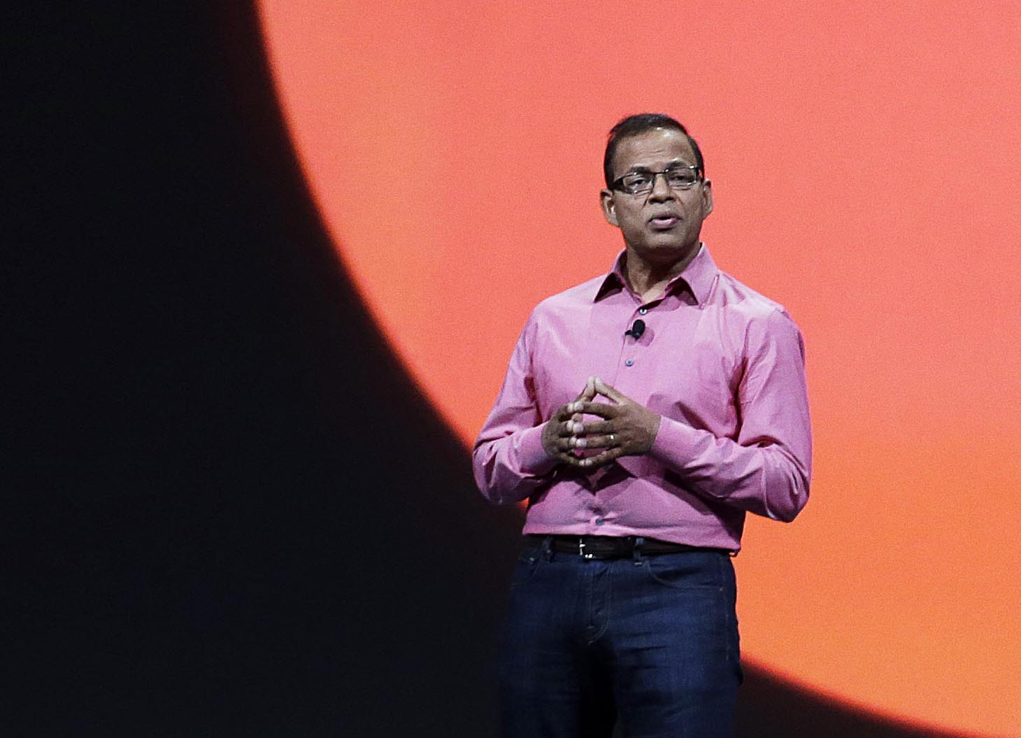 FILE - In this May 15, 2013, file photo, Amit Singhal, senior vice president and software engineer at Google Inc., speaks at Google I/O 2013 in San Francisco. Photo: AP