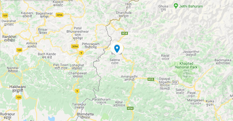 Baitadi, Pithoragarh, Nepal-India border