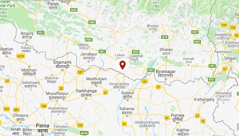 Balan Bihul Rural Municipality, Saptari. Photo: Google Maps