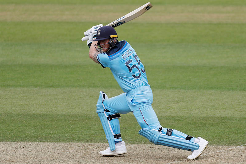 England's Ben Stokes in action. Photo: Reuters