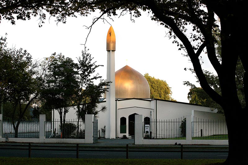 A view of the Al Noor Mosque on Deans Avenue in Christchurch, New Zealand, taken in 2014.  Photo: Reuters