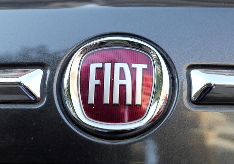 FILE: The logo of FIAT carmaker is seen on a vehicle in Cairo, Egypt, May 19, 2019. Photo: Reuters/file