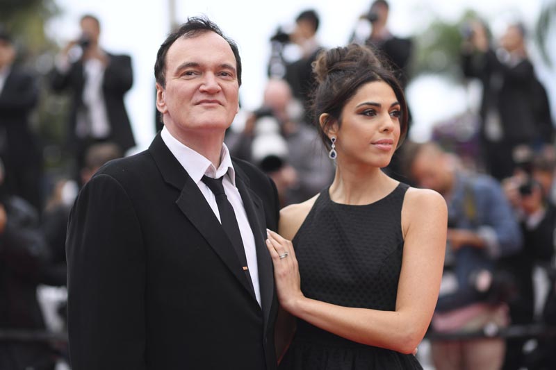 Film director Quentin Tarantino and his wife Daniela Pick pose for photographers upon arrival at the premiere of the film 'The Wild Goose Lake' at the 72nd international film festival, Cannes, southern France, Saturday, May 18, 2019. Photo: AP