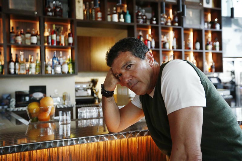 Actor Antonio Banderas poses for a photo during an interview, in Miami, Florida on Wednesday, May 29, 2019.Photo: AP