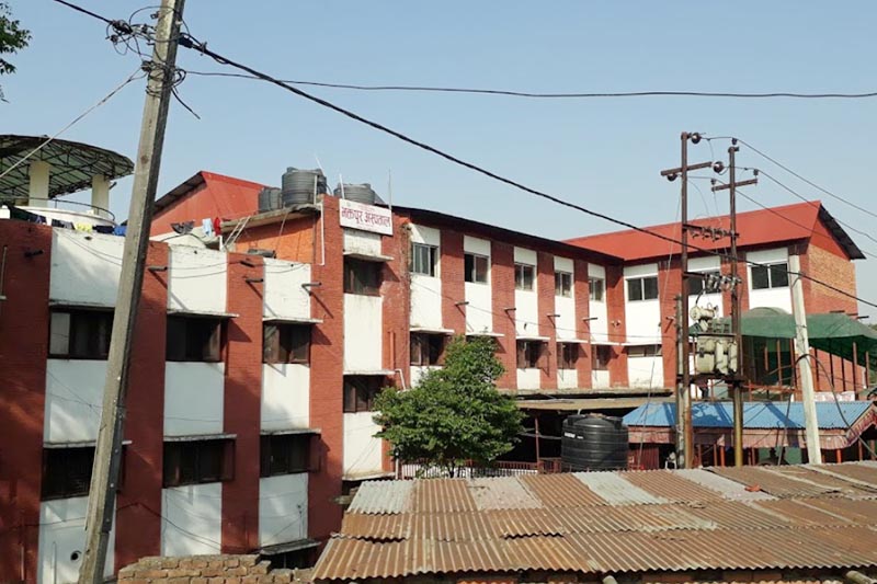 This image shows Bhaktapur Hospital, in Bhaktapur, in March, 2019. Photo courtesy: Vijaya Malla
