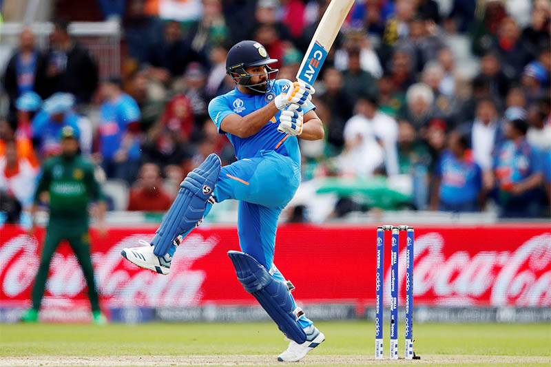 India's Rohit Sharma in action. Photo: Reuters