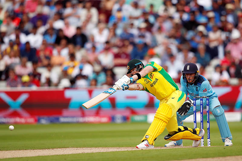 Australia's Steve Smith in action. Photo: Reuters