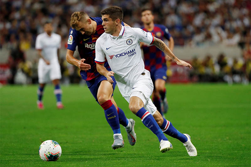 Chelsea's Christian Pulisic in action. Photo: Reuters