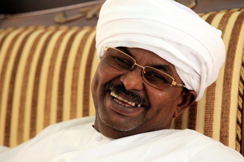 FILE: Salah Gosh, former chief of Sudan's National Intelligence and Security Services (NISS), smiles at his home in Khartoum, Sudan, July 10, 2013. Photo: Reuters