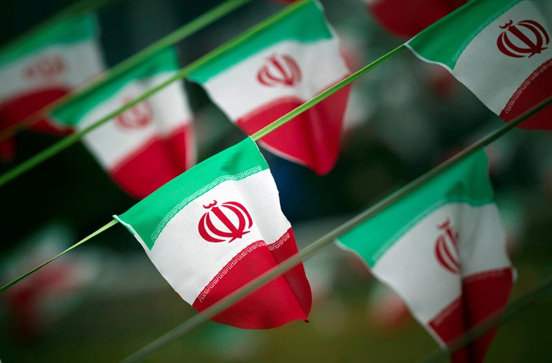 FILE: Iran's national flags are seen on a square in Tehran February 10, 2012, a day before the anniversary of the Islamic Revolution. Photo: Reuters