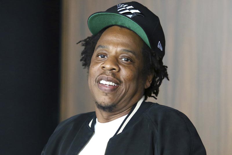 Jay-Z makes an announcement of the launch of Dream Chasers record label in joint venture with Roc Nation, at the Roc Nation headquarters on Tuesday, July 23, 2019, in New York. Photo: AP