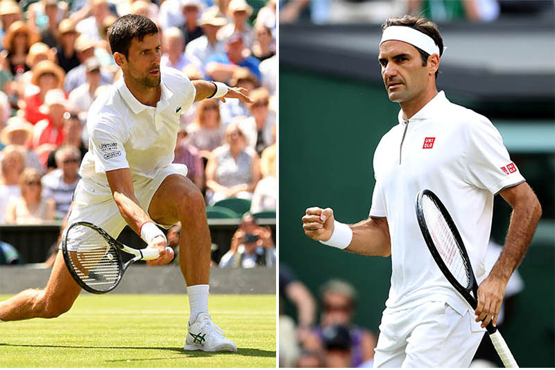 FILE: Serbia's Novak Djokovic and Switzerland's Roger Federer. Photos: Reuters