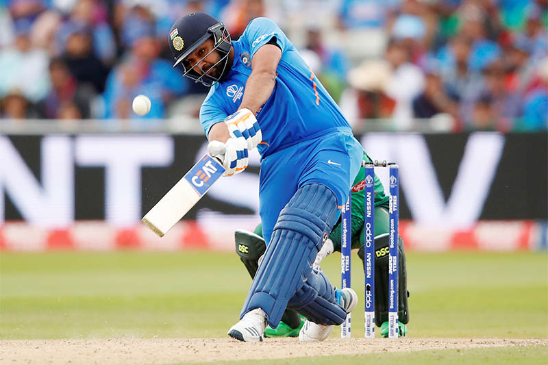 India's Rohit Sharma in action. Photo: Reuters