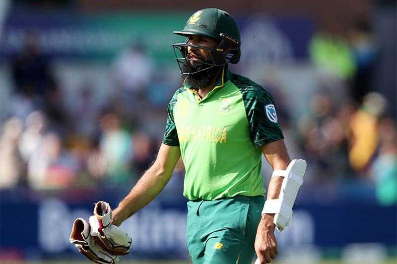 FILE: South Africa's Hashim Amla walks after being dismissed. Photo: Reuters