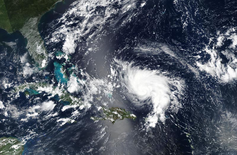 Hurricane Dorian approaches the coast of Florida, US in this August 29, 2019 NASA handout satellite image. Photo: NASA/Handout via Reuters
