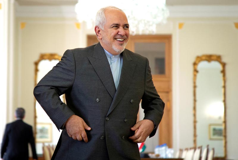 Iran's Foreign Minister Mohammad Javad Zarif is seen before a meeting in Tehran, Iran July 27, 2019. Photo: Nazanin Tabatabaee/WANA (West Asia News Agency) via REUTERS.
