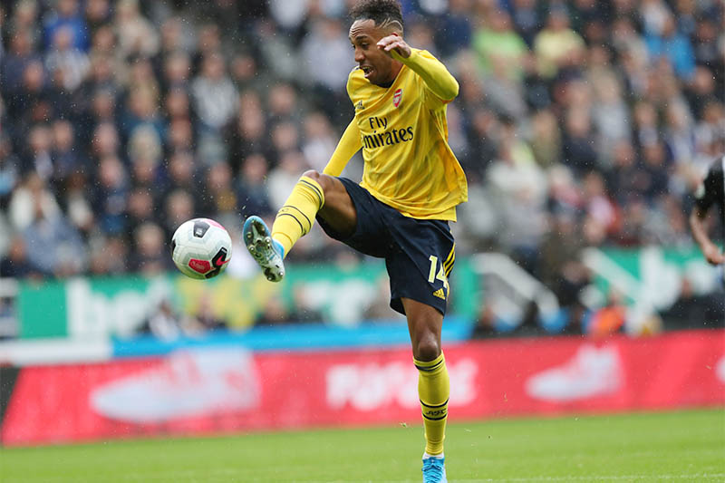 Arsenal's Pierre-Emerick Aubameyang in action. Photo: Reuters