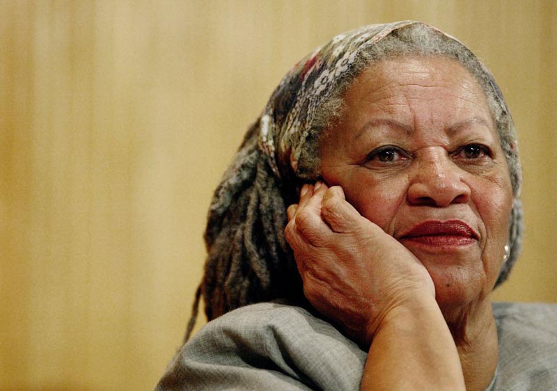 FILE - In this Nov. 25, 2005 file photo, author Toni Morrison listens to Mexicos Carlos Monsivais during the Julio Cortazar professorship conference at the Guadalajara's University in Guadalajara City, Mexico. Photo: AP