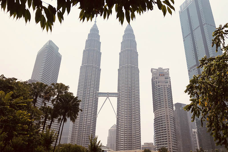 FILE - A view of petronas towers in Kuala Lumpur downtown of Malaysia. Photo: Mausam Shah Nepali/THT