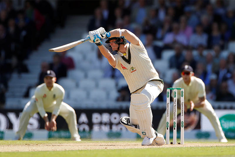 Australia's Steve Smith in action. Photo: Reuters