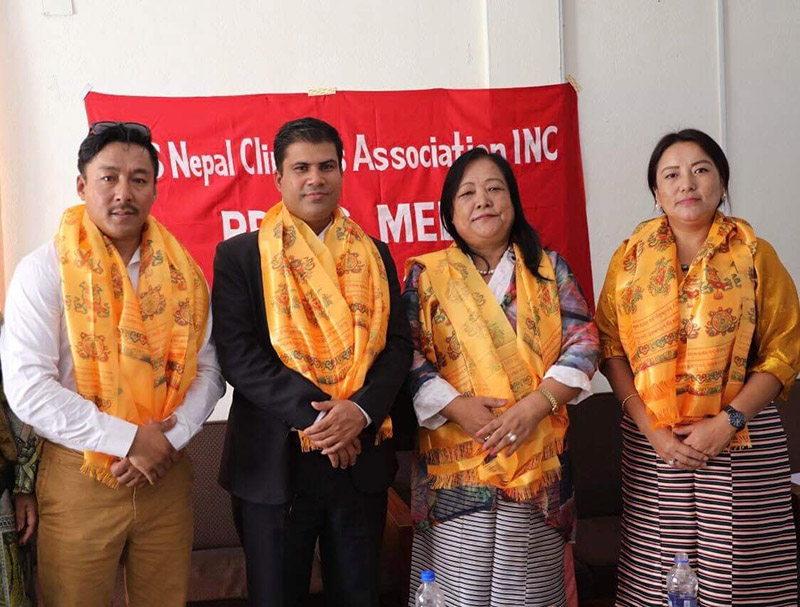 Officials of US-Nepal Climbers Association (UNCA) and Nepal Mountain Academy (NMA). Photo: UNCA