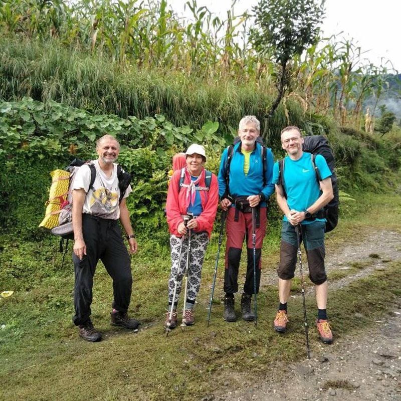 Api Himal expedition Members. Photo Courtesy: Bishnu Mainali