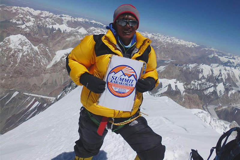 File photo of mountaineer Sanu Sherpa. Courtesy: Sanu Sherpa/Facebook