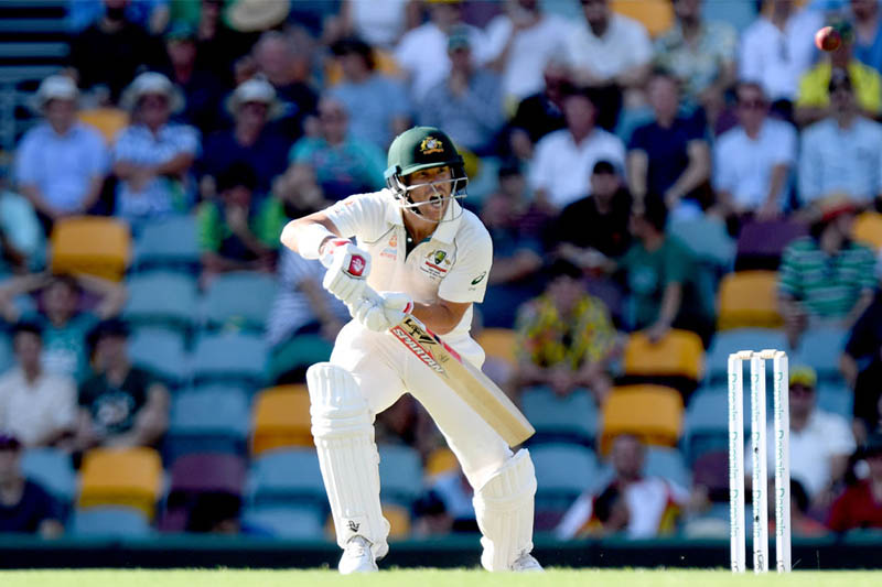 Australia opening batsman David Warner in action. Courtesy: ICC/Twitter