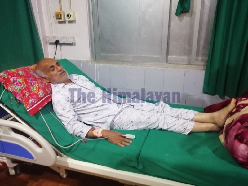 Dr Govinda KC at Seti Zonal Hospital, Dhangadhi, on November 14, 2019. Photo: Tekendra Deuba/THT