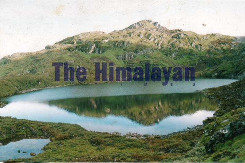 A view of Timbung Lake situated in between Panchthar and Taplejung districts, on Friday, November 01, 2019. Photo: Laxmi Gautam/THT