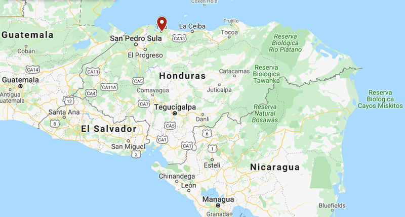 Tela, Honduras. Photo: Google Maps