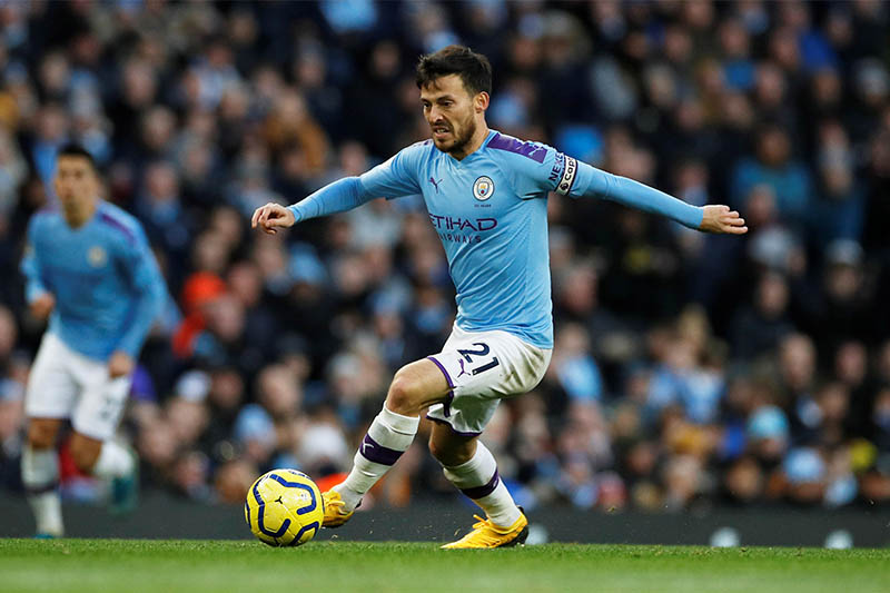 Manchester City's David Silva in action. Photo: Reuters