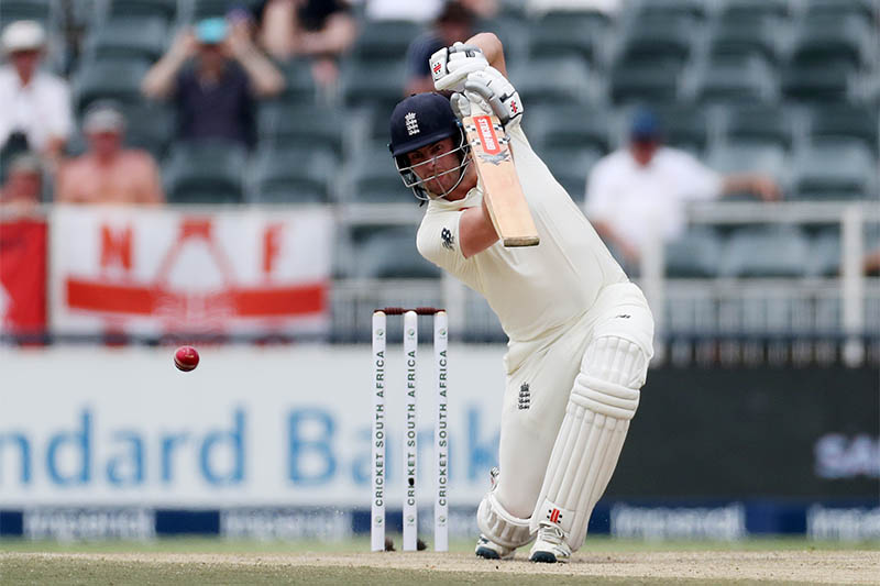 England's Dom Sibley in action. Photo: Reuters