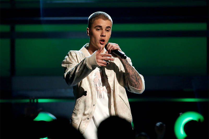 File: Singer Justin Bieber performs a medley of songs at the 2016 Billboard Awards in Las Vegas, Nevada, US, May 22, 2016. Photo: Reuters