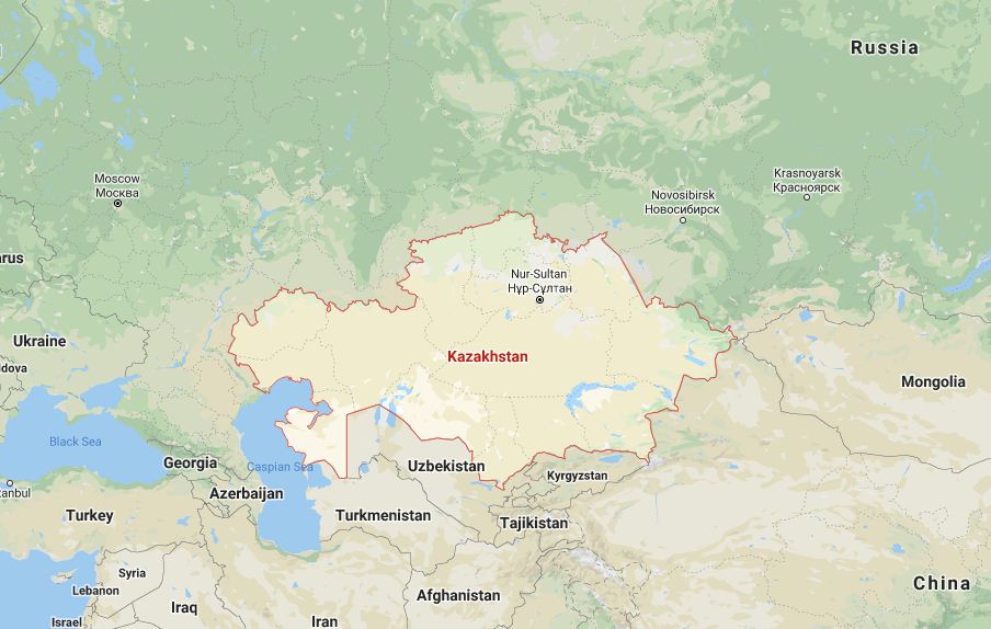 Image: Google maps/Kazakhstan