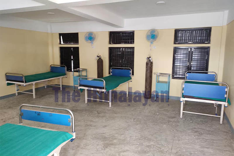 A view of an isolation ward in Hetauda, on Friday, March 27, 2020. Photo: Prakash Dahal/THT