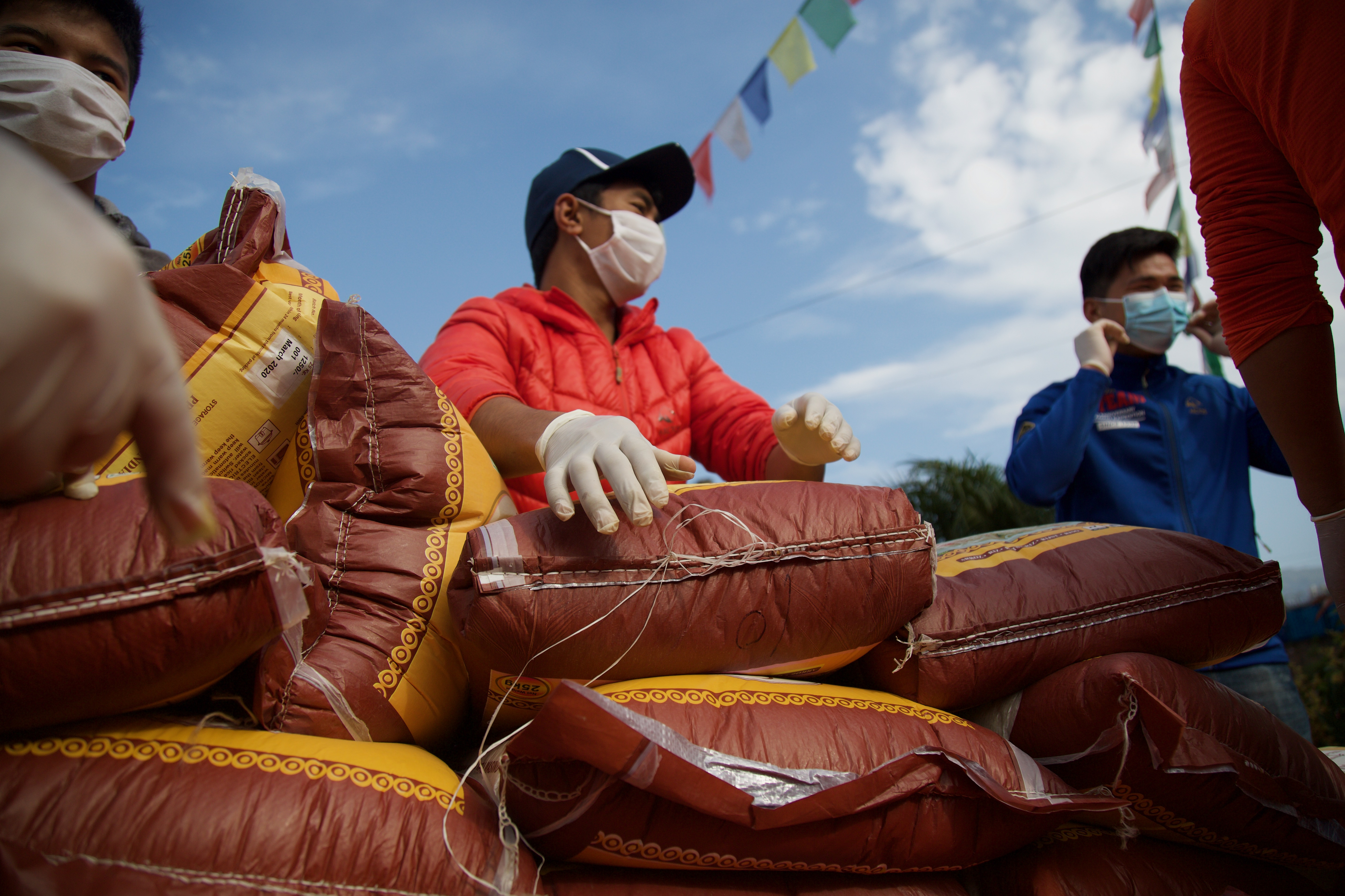 The Royal Guard team of Bahrain and expedition operator Seven Summit Treks have initiating relief for climbers, guides and their families in the wake of COVID-19 pandemic. Photo Courtesy: Seven Summit Treks