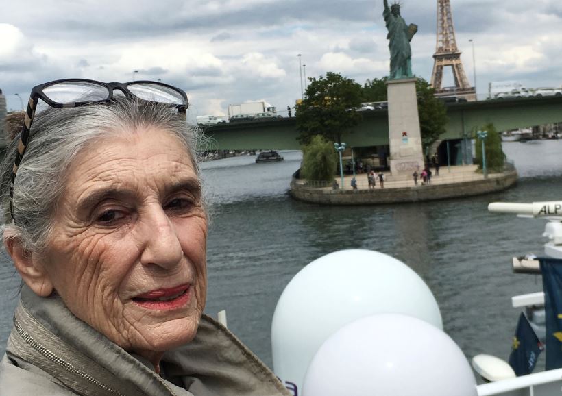 This 2019 photo provided by Olga Weiss shows her in France. For Weiss, the order to stay at home is about much more than simply locking her door to the coronavirus. It has awakened fears from decades ago when she and her parents hid inside for two years from Nazis hunting down Jews in Belgium. Photo: AP