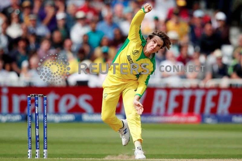 Australian bowler Adam Zampa in action. Photo: Reuters