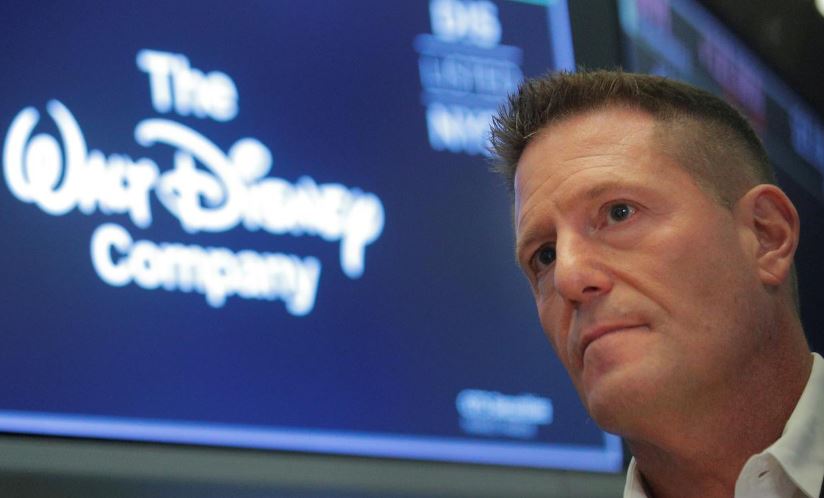 Kevin Mayer, Disney's head of direct-to-consumer division, on the floor at the New York Stock Exchange (NYSE) in New York, U.S., October 22, 2019.  File Photo: Reuters